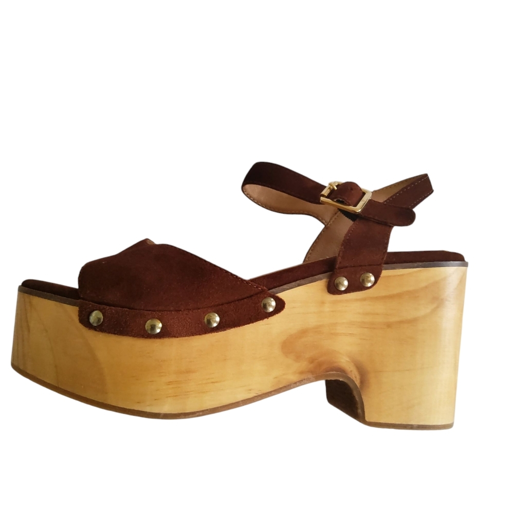 Steve Madden Brown Platform Sandals